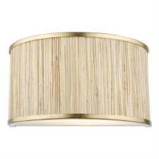Fenella Wall Light Gold Leaf & Seagrass Fenella Wall Light Gold Leaf & Seagrass