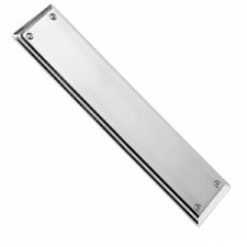Samuel Heath Classic Finger Plate Polished Chrome Samuel Heath Classic Finger Plate Polished Chrome