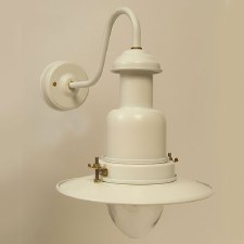 Small Fishermans Outdoor Wall Light Chalk White