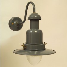 Small Fishermans Outdoor Wall Light Shingle Grey