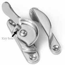 Croft 1825L Fitch Lockable Fastener Polished Chrome