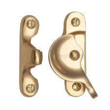 Heritage Sash Fastener V2060 Polished Brass Unlacquered