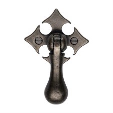 Heritage Fleur-De-Lys Drop Pull RPW6261 Rustic Pewter