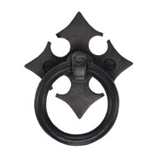 Heritage Fleur-De-Lys Ring Drop Pull RDB6331 Rustic Dark Bronze