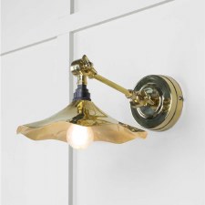 From The Anvil Flora Wall Light Smooth Brass