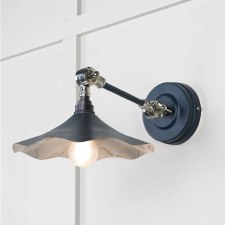 From The Anvil Flora Wall Light Dusk With Smooth Nickel Interior