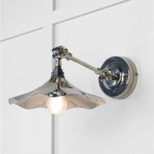 From The Anvil Flora Wall Light Smooth Nickel