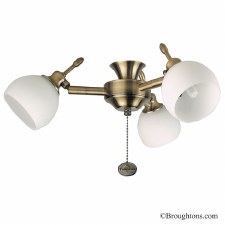 Florence 3 Light Cluster Antique Brass Florence 3 Light Cluster Antique Brass
