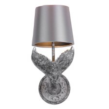 David Hunt Fluke Wall Light Black & Silver