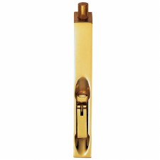 Lever Action Flush Door Bolt 6" Brass