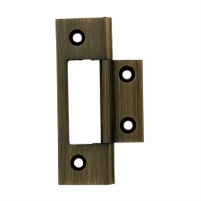 Flush Hinge 0990 63.5 x 21.5mm Antique Brass