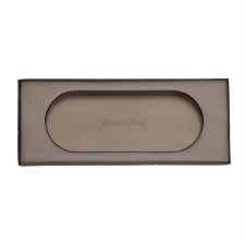 Heritage Flush Pull Handle C1850 105 Matt Bronze