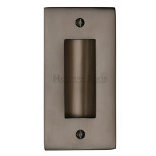 Heritage Flush Pull Handle 4" Matt Bronze