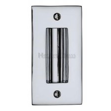 Heritage Flush Pull Handle 4" Polished Chrome