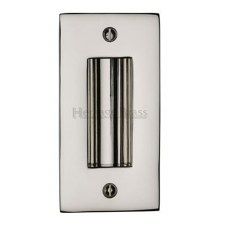 Heritage Flush Pull Handle 4" Polished Nickel