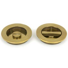 From The Anvil Flush Round Bathroom Pull Art Deco 75mm Aged Brass From The Anvil Flush Round Bathroom Pull Art Deco 75mm Aged Brass