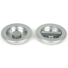 From The Anvil Flush Round Bathroom Pull Art Deco 75mm Satin Chrome From The Anvil Flush Round Bathroom Pull Art Deco 75mm Satin Chrome