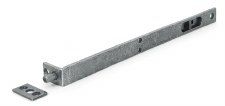 From The Anvil Flush or Sliding Door Bolt 12 " Pewter