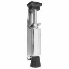 Small Foot Operated Door Holder Polished Chrome