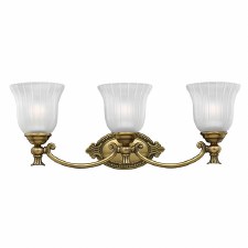 Hinkley Francoise Bathroom 3 Light Above Mirror Light Burnished Brass