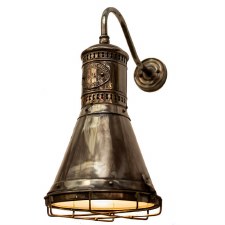 Freighter Wall Light Antique Brass