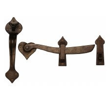 Heritage Gate Handle & Latch RBL568 Solid Bronze Rustic Heritage Gate Handle & Latch RBL568 Solid Bronze Rustic