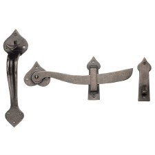 Heritage Suffolk Handle & Latch RPW568 Rustic Pewter Heritage Suffolk Handle & Latch RPW568 Rustic Pewter