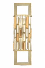 Hinkley Gemma Tall Wall Light Silver Leaf