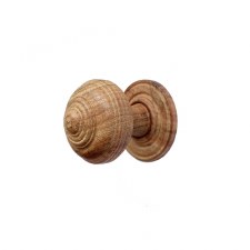 Georgian Cupboard Knob 32mm Teak Wood