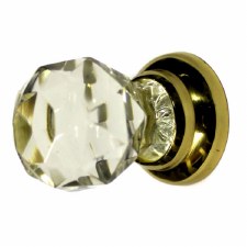 Lead Crystal Cupboard Door Knob 30mm