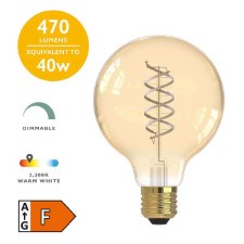 Globe Tinted LED 5.5W 2200K E27/ES