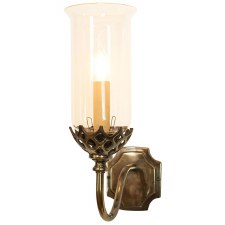 Gothic Single Wall Light Renovated Brass