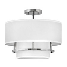 Hinkley Graham Medium Duo-Mount Pendant Polished Nickel