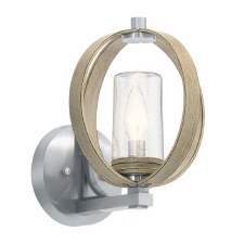 Kichler Grand Bank Outdoor Wall Light Distressed Antique Grey