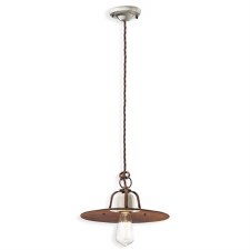 Ferroluce Ceiling Light C1432 Craquele