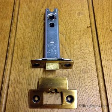 Heavy Duty Mortice Door Latch 102mm Florentine Bronze