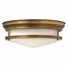 Hinkley Hadley Flush Ceiling Light Brushed Bronze