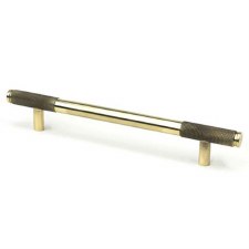 From The Anvil Half Brompton Pull Handle Medium Aged Brass