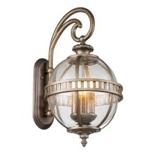 Kichler Halleron Medium Outdoor Wall Light Burnished Bronze