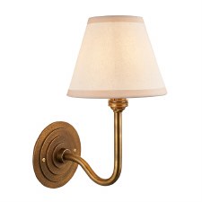Halo Swan Wall Light Fitting Aged Brass Halo Swan Wall Light Fitting Aged Brass