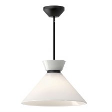 Alora Mood Halston Single Pendant Light Matte Black