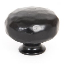 From The Anvil Hammered Knob Black Large