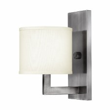 Hinkley Hampton Single Wall Light Antique Nickel