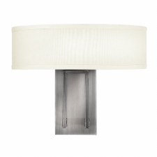 Hinkley Hampton Double Wall Light Antique Nickel