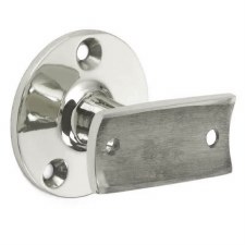 Handrail Bracket Straight Polished Nickel