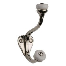 Heritage Hat & Coat Hook V1048 Polished Nickel