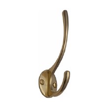 Heritage Hat & Coat Hook V1050 Polished Brass