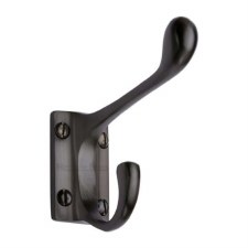 Heritage Hat & Coat Hook V1056 Matt Bronze