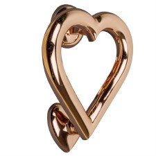 Heart Door Knocker Rose Gold