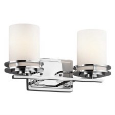 Kichler Hendrik Bathroom Wall 2 Light Polished Chrome